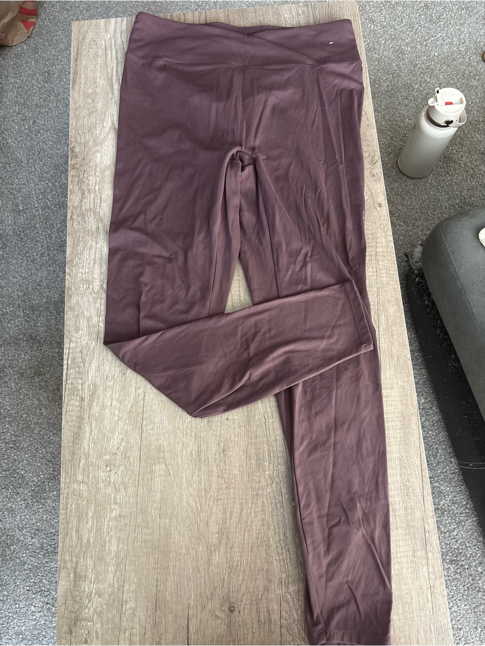Forever 21- High-Waist Maroon Leggings